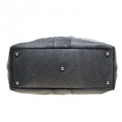 Saint Laurent Grey Stingray Embossed Leather Medium Easy Y Bag