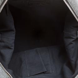 Saint Laurent Grey Stingray Embossed Leather Medium Easy Y Bag