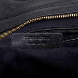 Saint Laurent Black Leather Medium Cabas Chyc Satchel