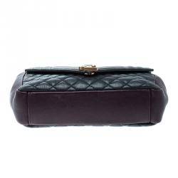 مملوكة مسبقًا Saint Laurent Multicolor Matelasse Leather Envelope Shoulder Bag