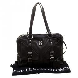 مملوكة مسبقًا حقيبة سان لوران جلد سوداء