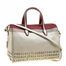 Saint Laurent Multicolor Leather Sac Flirty Boston Bag