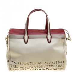 Saint Laurent Multicolor Leather Sac Flirty Boston Bag