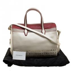 Saint Laurent Multicolor Leather Sac Flirty Boston Bag