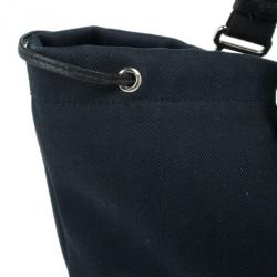 مملوكة مسبقًا Saint Laurent Paris Black Canvas Kahala Tote