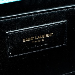 Pre Owned حقي بة كلتش سان لوران باريس كاساندريه جلد وردية ميتالك