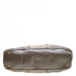 Saint Laurent Paris Taupe Shimmering Leather Large Muse Bag