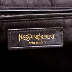 Saint Laurent Paris Taupe Shimmering Leather Large Muse Bag
