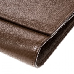 مملوكة مسبقًا حقيبة كلاتش سان لوران باريس شيك جلد برتقالية