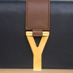 Pre Owned Saint Laurent Multicolor Leather Large Chyc Clutch