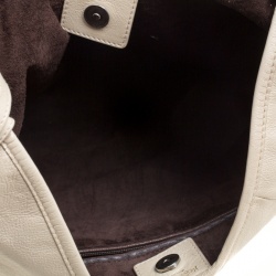Saint Laurent Light Beige Leather Mombasa Hobo