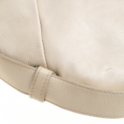 Saint Laurent Light Beige Leather Mombasa Hobo