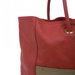 مملوكة مسبقًا حقيبة سان لوران باريس لاكي شيك جلد أحمر