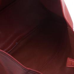مملوكة مسبقًا حقيبة سان لوران باريس لاكي شيك جلد أحمر