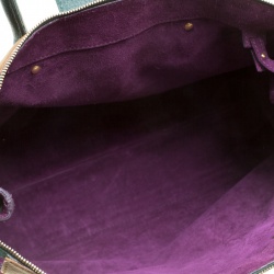 Pre Owned حقيبة سان لوران موس تو سويدي وجلد متعددة  الألون