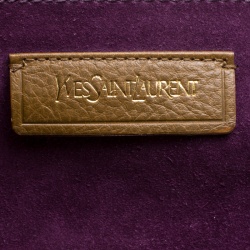 Pre Owned حقيبة سان لوران موس تو سويدي وجلد متعددة  الألون