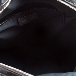 مملوكة مسبقًا Saint Laurent Black Leather Oversized Muse Satchel