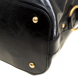 مملوكة مسبقًا Saint Laurent Black Leather Oversized Muse Satchel