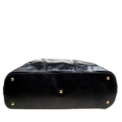 مملوكة مسبقًا Saint Laurent Black Leather Oversized Muse Satchel