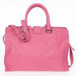 Pre Owned Saint Laurent Paris Pink Fushia Ligne Y Mini Cabas Bag