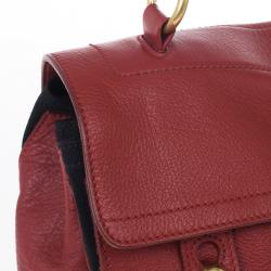 مملوكة مسبقًا Saint Laurent Paris Red New Muse Two Bag