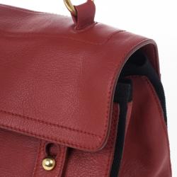 مملوكة مسبقًا Saint Laurent Paris Red New Muse Two Bag