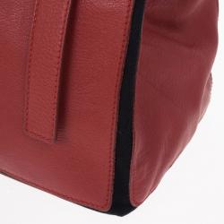 مملوكة مسبقًا Saint Laurent Paris Red New Muse Two Bag