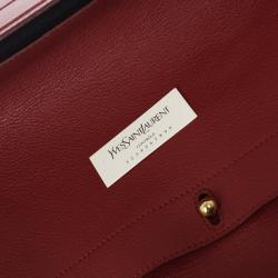 مملوكة مسبقًا Saint Laurent Paris Red New Muse Two Bag