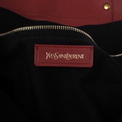 مملوكة مسبقًا Saint Laurent Paris Red New Muse Two Bag