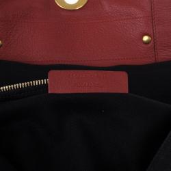 مملوكة مسبقًا Saint Laurent Paris Red New Muse Two Bag