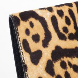 مملوكة مسبقًا Yves Saint Laurent Leopard Cabas Chyc Clutch