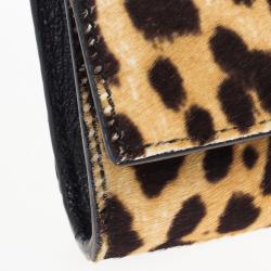 مملوكة مسبقًا Yves Saint Laurent Leopard Cabas Chyc Clutch