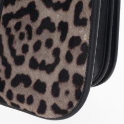 مملوكة مسبقًا Saint Laurent Paris Leopard Calfhair Medium Chyc Shoulder Bag
