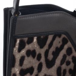مملوكة مسبقًا Saint Laurent Paris Leopard Calfhair Medium Chyc Shoulder Bag