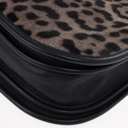 مملوكة مسبقًا Saint Laurent Paris Leopard Calfhair Medium Chyc Shoulder Bag