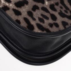 مملوكة مسبقًا Saint Laurent Paris Leopard Calfhair Medium Chyc Shoulder Bag