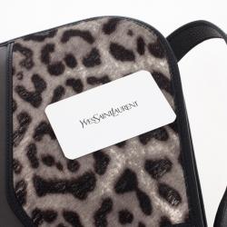 مملوكة مسبقًا Saint Laurent Paris Leopard Calfhair Medium Chyc Shoulder Bag