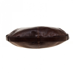 Saint Laurent Brown Leather Mombasa Hobo