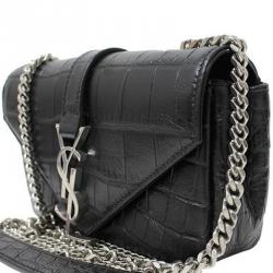 SAINT LAURENT PARIS Handbag PMR 424869 Baby Kabas 2way leather Dark br –