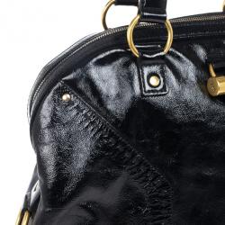 مملوكة مسبقًا Saint Laurent Paris Patent Teal Large Muse Bag