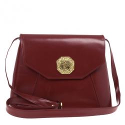 مملوكة مسبقًا Yves Saint Laurent Red Leather Vintage Shoulder Bag