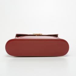 مملوكة مسبقًا Yves Saint Laurent Red Leather Vintage Shoulder Bag