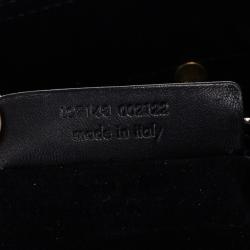 مملوكة مسبقًا Saint Laurent Paris Black Patent Leather and Suede Large Muse Two Bag