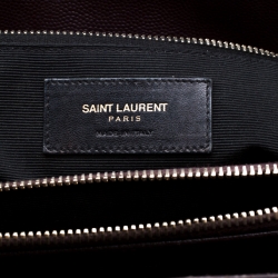 مملوكة مسبقًا Saint Laurent Paris Burgundy Matelasse Leather Cassandre Shopper Tote