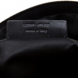 Pre Owned Saint Laurent Black Leather Oversized Muse Satchel