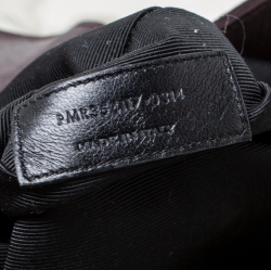 Pre Owned Saint Laurent Paris Burgundy Matelasse Leather Cassandre Shopper Tote