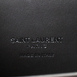 مملوكة مسبقًا Saint Laurent Grey Croc Embossed Leather Nano Classic Sac De Jour Tote