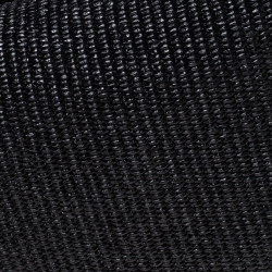 Saint Laurent Paris Black Raffia and Patent Woven Roady Hobo