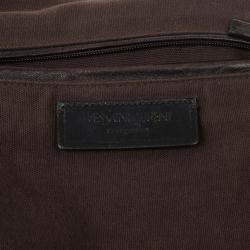 مملوكة مسبقًا Yves Saint Laurent Purple Patent Majorelle Medium Top Handle 