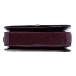 مملوكة مسبقًا Saint Laurent Paris Purple Patent Leather Classic Y Crossbody